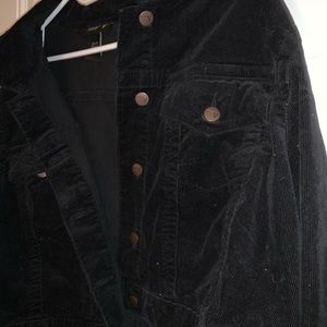Black corduroy jacket